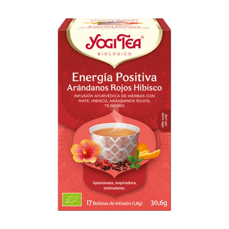 Yogi Tea Positive Energie Blaubeere Hibiskus 17 Beutel