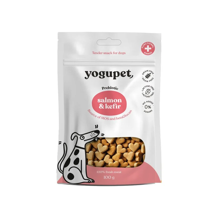 Yogupet Snack Semihúmedo Lachs und Kéfir 10 Stk