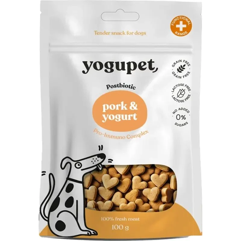 Yogupet Snack Semihütedermand Pork und Joghurt 10 Beutel à 100g