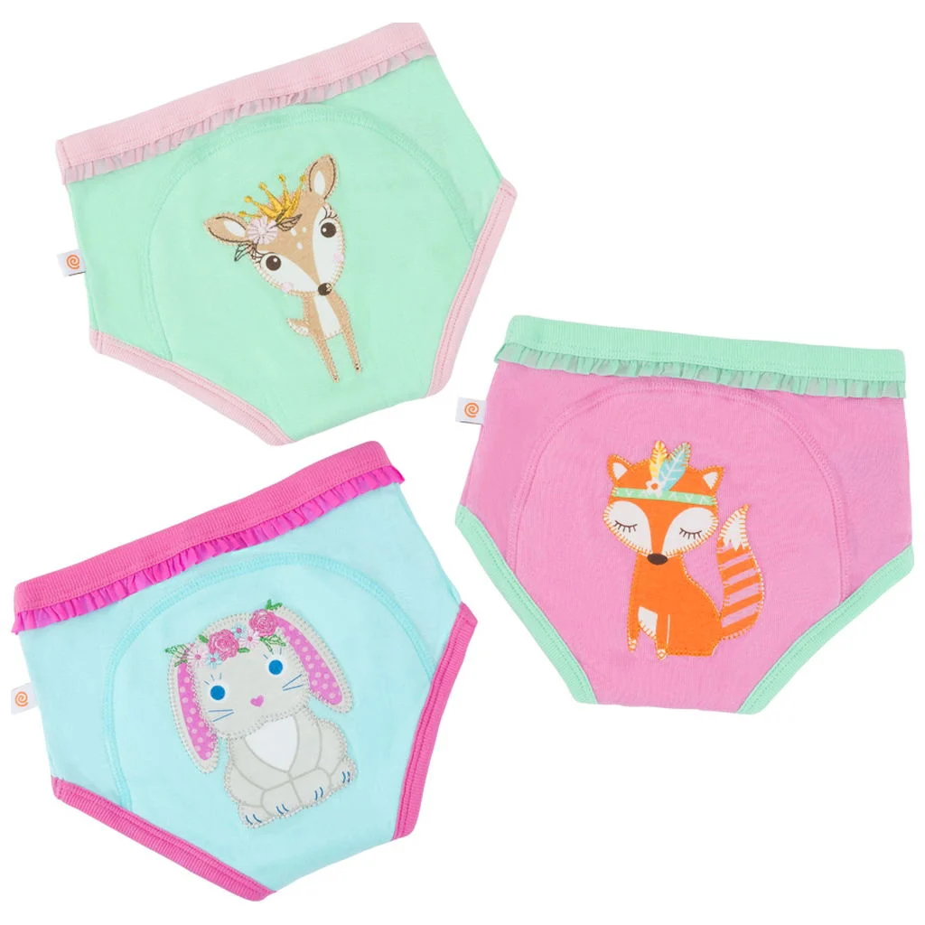 ZoocchiniTrainings Unterhosen Woodland Princess 3-4 Jahre