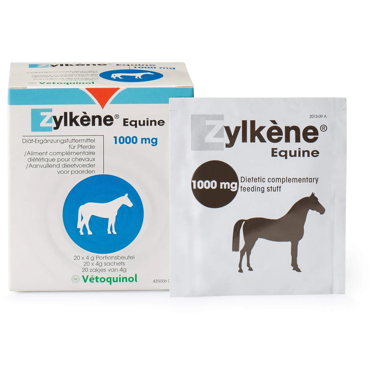 ZYLKENE EQUINE Pulv.Erg.-Futterm.f.Pferde, 20X4 g PUL