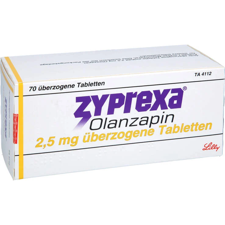 Zyprexa 2,5 mg überzogene Tabletten, 70 St