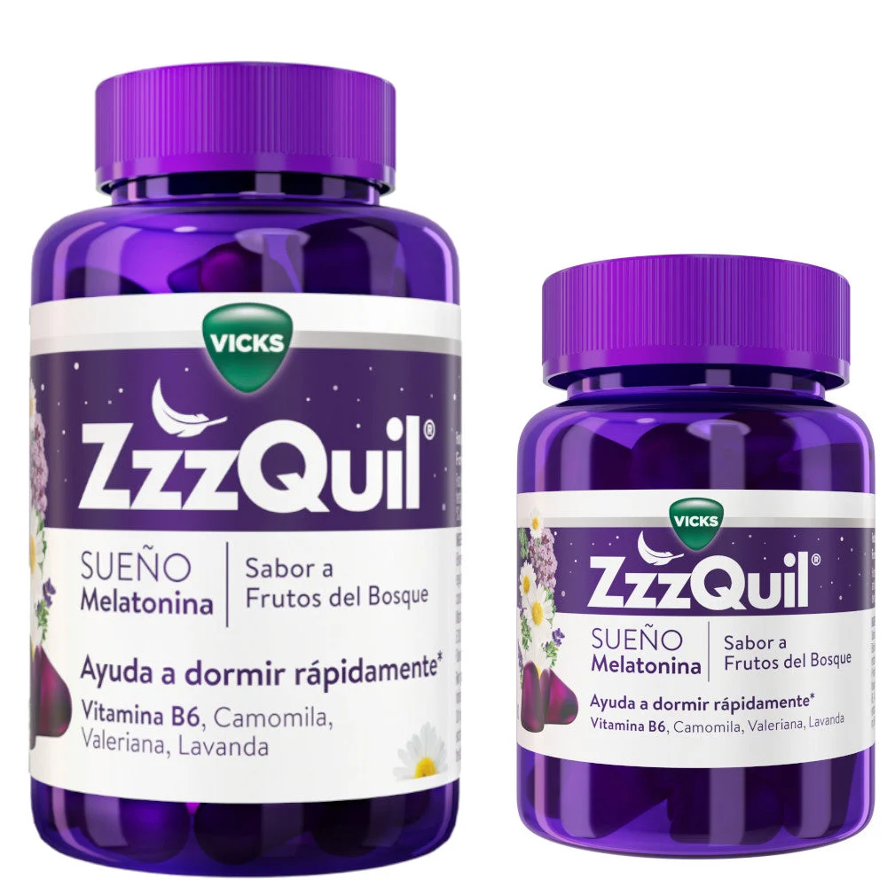 ZzzQuil Schlaf Melatonin 60 + 30 Gummies